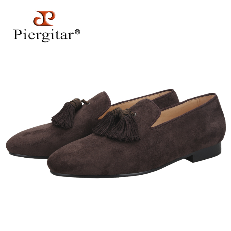 Men'S Shoes Dressy Casual - Sepatu kasual Belgia Suede warna-warni Piergitar