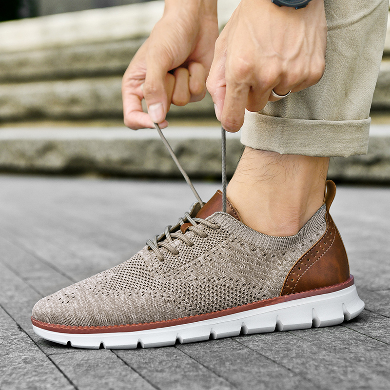 Sepatu Kasual Pria Sepatu Flat - Men'S Shoes Dress Casual ulasan dan harga