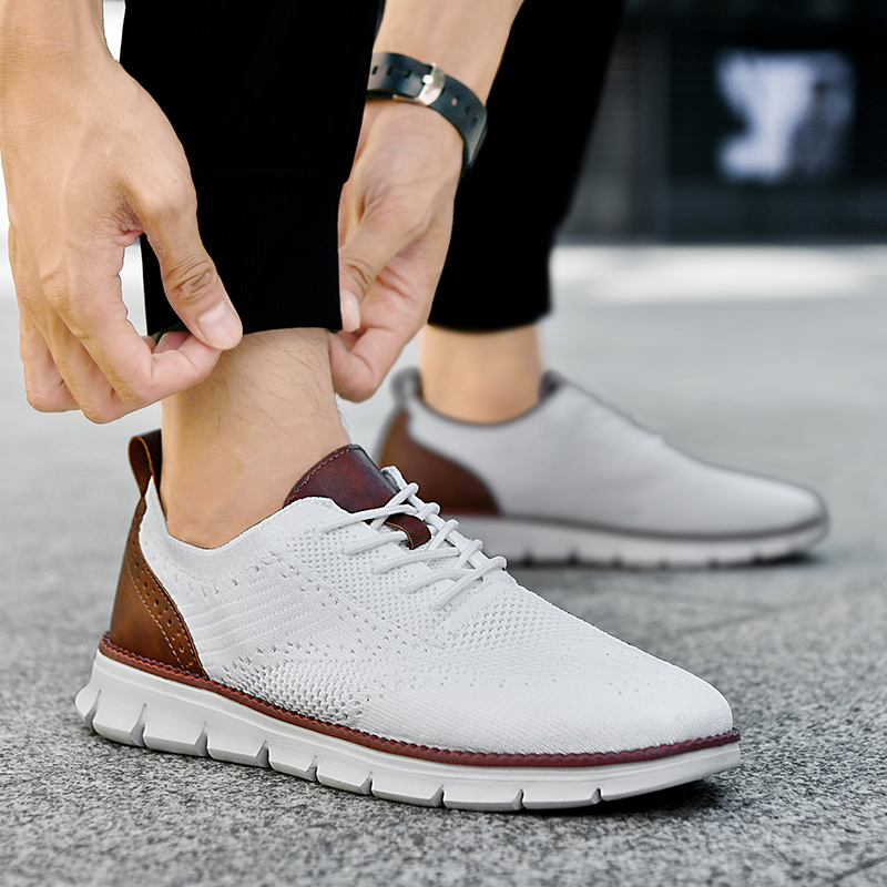Sepatu Kasual Pria Sepatu Flat - Men'S Shoes Dress Casual ulasan dan harga