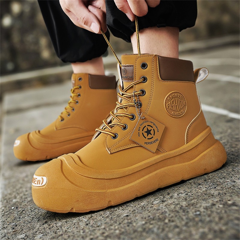 Sepatu Boots Pendek Modis dan  - Men'S Shoes Dress Casual ulasan dan harga