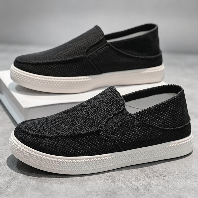 Sepatu Loafer Pria Bahan Linen - Men'S Shoes Dress Casual ulasan dan harga