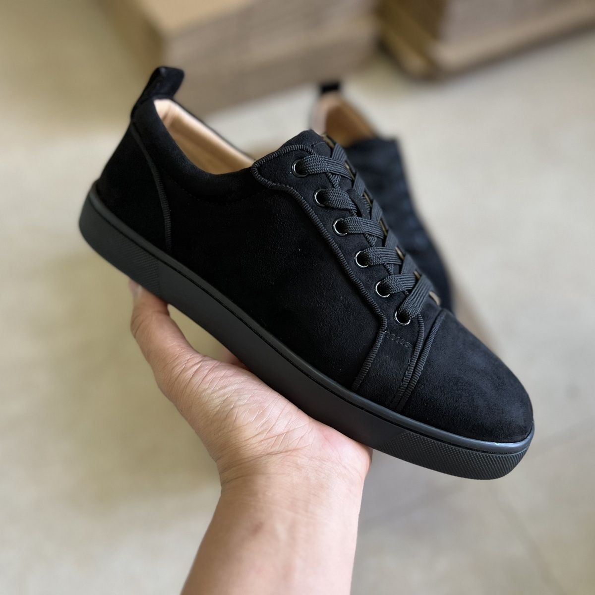 Sepatu Pria Merah Berkualitas  - Men Shoes Dior ulasan dan harga